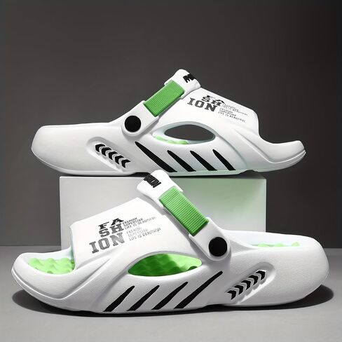 Men's Trendy Breathable Clogs, Comfy Non Slip Casual Sandals for Outdoor Activities,Summer Slippers in Saudi Arabia
