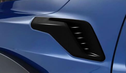 إكسسوارات السيارات متوافقة مع Ford F150 F-150 Raptor 2024 2023 2022 2021 Fender Side Vent Cover Trim Fender Fender Side Decoration ABS 2PC (نمط ألياف الكربون) in Kuwait