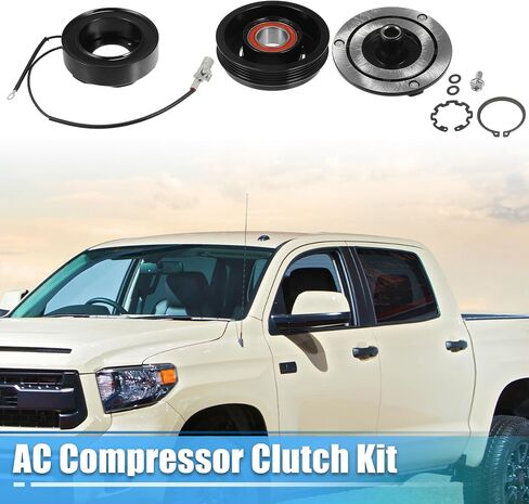 X AUTOHAUX 1 Set AC Compressor Clutch Replacement for Toyota Tundra 6Cyl 3.4L 2000-2004 in Saudi Arabia