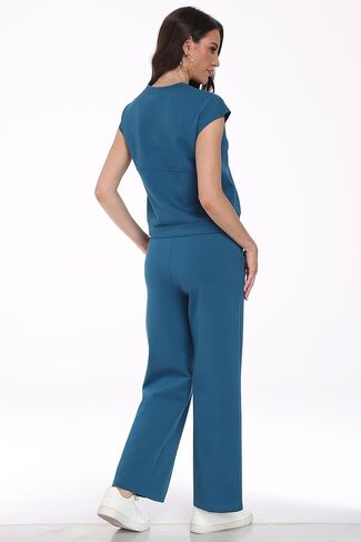 Two Piece Sets for Women Summer Sweatsuit Sleeveless Casual Wide Leg Pants Lounge Sets Beach Vacation Travel Outfit in Kuwait