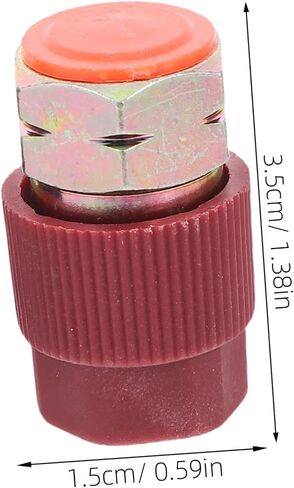4pcs Quick Disconnect Adapter Set Automotive Charging Port Fittings for Conversion and Design Protective Caps Compatible High Low Random Color in Saudi Arabia