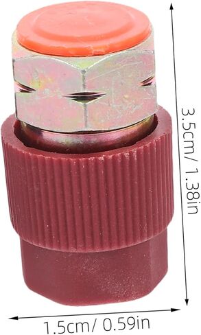 مجموعة محول السيارات إلى R134A تحويل Quick Adjupler شحن المنفذ لون عشوائي in Kuwait