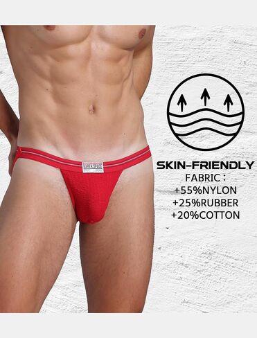 Breathable Mesh Jockstraps for Men, Cotton Pouch Athletic Supporters for Men in Saudi Arabia