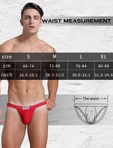 Breathable Mesh Jockstraps for Men, Cotton Pouch Athletic Supporters for Men in Saudi Arabia