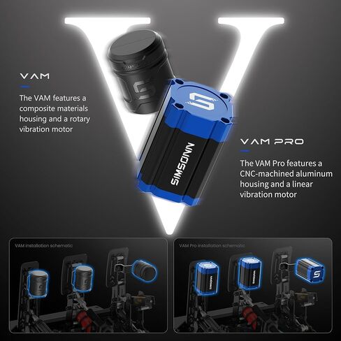 SIMSONN Plus X Pedals Sim Racing Pedals PC Racing Simulator Load Cell HE Hydraulic Pedals Support Haptic Reactor (Black P3-H3-Plate) in Kuwait