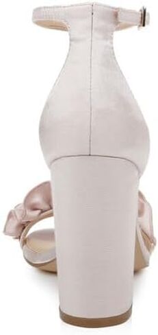 Jewel Badgley Mischka Deva Ruffle High Block Heel in Saudi Arabia