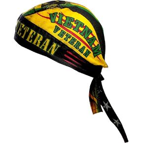 Vietnam Veteran Cotton Bandana Biker Head Wrap Do Rag DanBanna Deluxe Terrycloth in Saudi Arabia