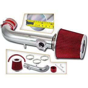 Velocity Concepts Short Ram Air Intake Kit + Red Dry Filter Compatible with 00-02 Toyota Corolla DOHC 1.8L L4 in Saudi Arabia