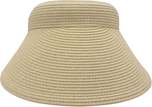 مقطع جديلة Toyo الأنيق على Visor - قبعة واسعة حماية شمس مثالية للنساء in Saudi Arabia