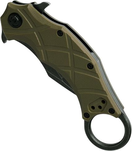 المخلب المستقيم OD GREEN G10 القابل للطي KARAMBIT - موجة إيمرسون in Saudi Arabia