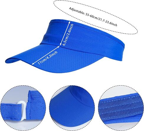 Sports Sun Visor Hats Adjustable Cooling Athletic Visors Hat Baseball Cap for Women Men Golf Tennis Cycling Running in Kuwait