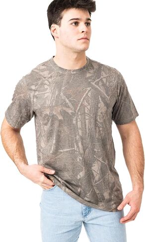 Realtree Faded Camo Jersey Knit Tri-Blend Ultra Soft Crew Neck Shirt - Limited Edition in Saudi Arabia