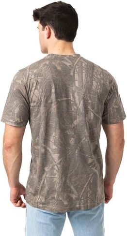 Realtree Faded Camo Jersey Knit Tri-Blend Ultra Soft Crew Neck Shirt - Limited Edition in Saudi Arabia