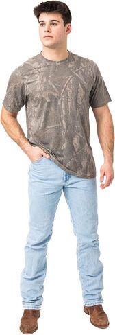 Realtree Faded Camo Jersey Knit Tri-Blend Ultra Soft Crew Neck Shirt - Limited Edition in Saudi Arabia