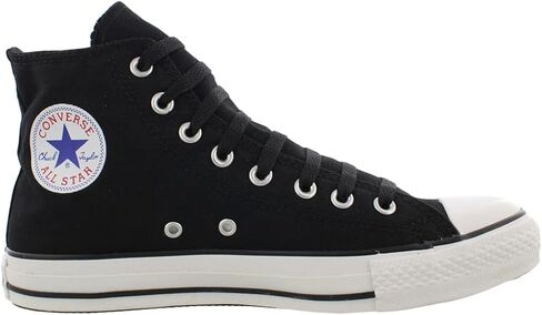 حذاء رياضي Chuck Taylor All Star Ox منخفض من الأعلى كلاسيكي للجنسين من Converse MY VAN IS ON FIRE WHITE BLACK - 10.5 B(M) US Women / 8.5 D(M) US Men in Kuwait