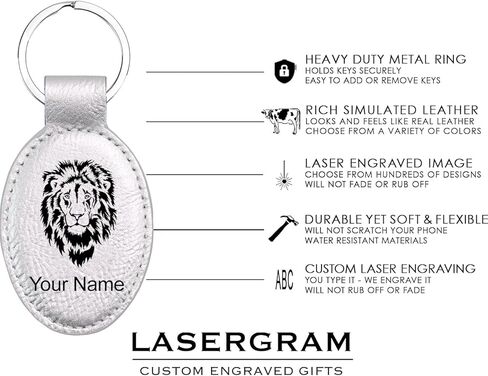 تشمل سلسلة مفاتيح Lasergram Oval ، دراجة نارية ، نقش شخصي in Kuwait