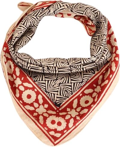 Indian Hand printed Organic 100% Cotton Bandana Scarf, Paisley Design Scarf, Light weight head Scarf Bandana in Saudi Arabia