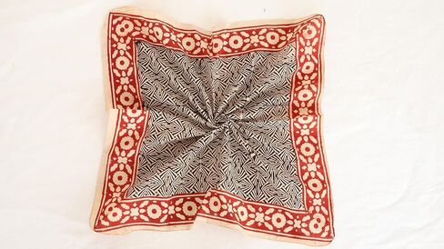 Indian Hand printed Organic 100% Cotton Bandana Scarf, Paisley Design Scarf, Light weight head Scarf Bandana in Saudi Arabia