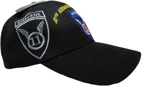 U.S. Army 11th Airborne Division Angels Black Shadow Embroidered Cap Hat in Saudi Arabia