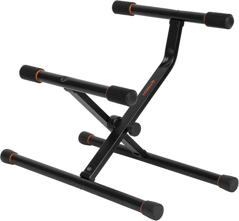 STRICH Folding Guitar Amplifier Stand, Low Profile Guitar Combo Speaker Stand, Dual X-Amp Stand, Fully Collapsible, Black in Saudi Arabia
