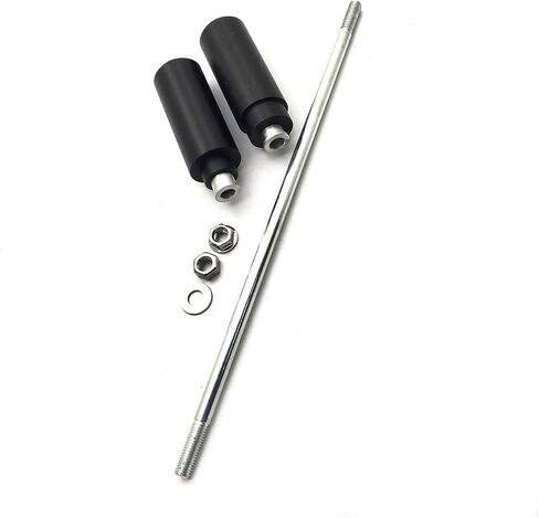 XKMT-No Cut Frame Slider Crash Protector Compatible With Sv650 S Sv1000 Dl650 Dl1000 Black [B00YWCQ22M] in Saudi Arabia