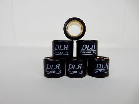 DLH RACING PERFORMANCE VARIATOR ROLLER WEIGHTS (16 X 13) FOR 50cc - 100cc QMB139 MOTORS GY6 STORE (6 GRAM) in Kuwait