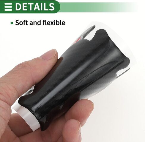 Motoforti Universal Car Door Handle Cup Cover Protection Film Reflective Stickers Anti-scratch, Epoxy Resin, Black Blue, 4 Pcs in Saudi Arabia