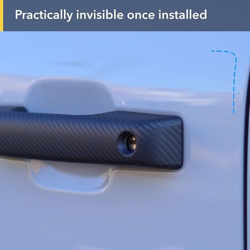 مقابض الأبواب منطقة PPF لـ Ford F -150 Lightning ، 8mil - مخصص لفيلم حماية الطلاء المضاد للخدش ، أغطية واقي شفاء ذاتي واضحة للمحترفين ، XLT ، Lariat ، Platinum in Saudi Arabia