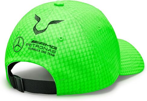 Mercedes AMG Petronas Formula One Team - 2023 Lewis Hamilton Driver Hat - Neon Green - للجنسين - الحجم: حجم واحد in Saudi Arabia