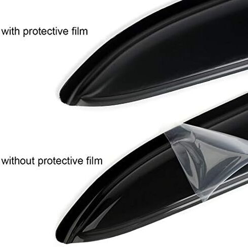Side Window Wind Deflector, 4pcs Out-Channel Tape-On Nice Rain Guards Set, Window Visor fit for 2002-2006 Mitsubishi Lancer 94229 in Kuwait