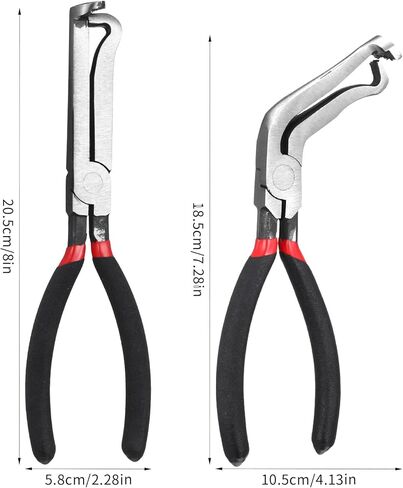 2PCS CHOLICAL DISCHNECT CONCHNECT ، كماشة موصل كهربائي للسيارات مع مقبض مضاد للانزلاق خط الوقود ، خراطيم أنابيب ، خراطيم ، خراطيم ، خراطيم ، لخطوط قطع الاتصالات ، لمقابس نمط علامة تبويب الدفع وإصلاح السيارة in Kuwait