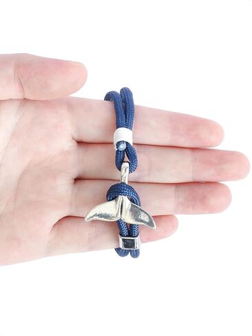 HAQUIL Vintage Ocean Jewelry Mermaid Whale Tail Bracelet Jewelry Gift for Women (Dark Blue) in Saudi Arabia