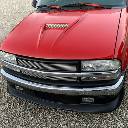 HECASA Front Bumper Face Bar Compatible with 1998-2004 Chevrolet S10 1998-2005 Blazer Replace For GM1002367 15007660 Steel Black W/O Molding Holes in Saudi Arabia
