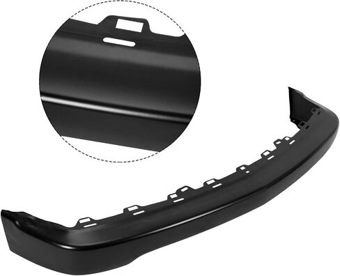 HECASA Front Bumper Face Bar Compatible with 1998-2004 Chevrolet S10 1998-2005 Blazer Replace For GM1002367 15007660 Steel Black W/O Molding Holes in Saudi Arabia