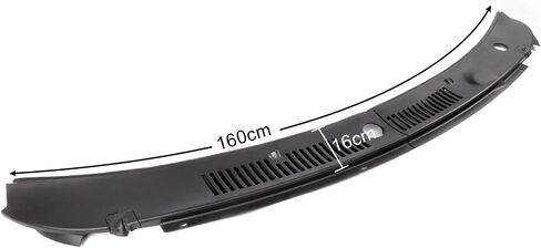 Cheda 2PCS Wiper Cowl Vent Grille Panel Hood متوافق مع Ford Mustang 1999-2004 Replace Direct Prefarket Response 3R3Z 6302228 AAA & FO1270102 in Saudi Arabia
