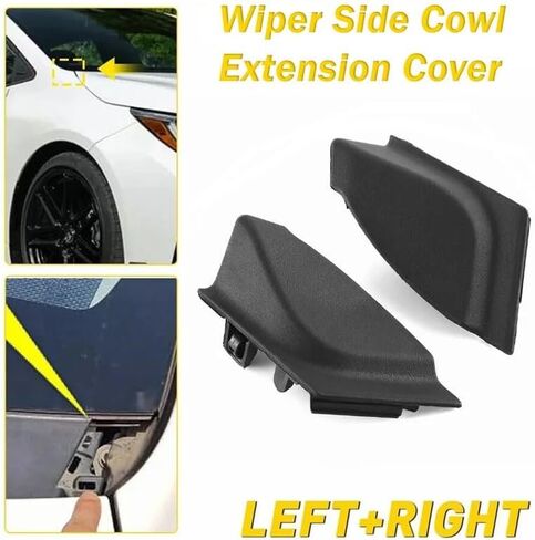 Auto parts For Toyota Corolla 2020 2021 2022 2023 2024 Car Front Windshield Wiper Side Cowl Extension Trim Cover 55753-02250, 55754-02260 Stable features and high reliability in Saudi Arabia