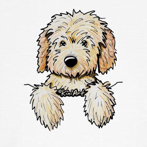 Cafepress Pocket Dodle Pup Kids Baseball Jersey Kids Cotton Baseball Jersey ، 3/4 Raglan Sleeve Shirt in Saudi Arabia