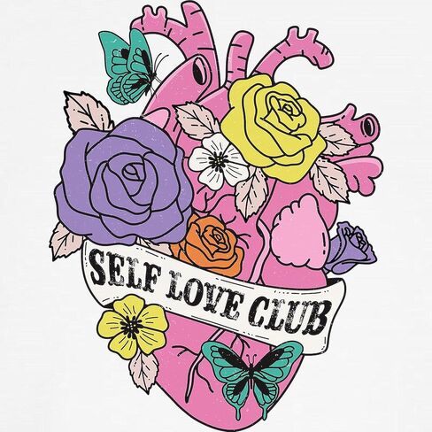 CafePress Self Love Club Heart Baseball Jersey Kids Cotton Baseball Jersey ، 3/4 Raglan Sleeve Shirt in Saudi Arabia