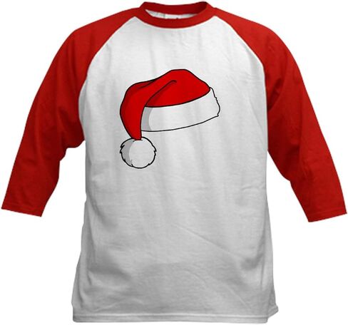 Cafepress Christmas Matache Nerd Baseball Jersey Kids Cotton Baseball Jersey ، 3/4 Raglan Sleeve Shirt in Saudi Arabia