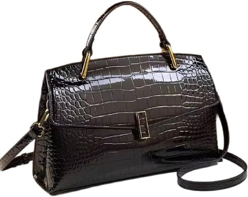Crocodile Pattern Leather Women's Handbags Luxury Fashion Shell Purse Shoulder Crossbody Bag Top Handle Messenger Bags in Kuwait