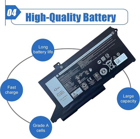 استبدال بطارية الكمبيوتر المحمول Dentsing MN79H لجهاز Dell XPS 13 Plus 9320 XPS9320-7523BLK-PUS XPS9320-7585SLV-PUS Series Notebook J7H5M 0J7H5M NXRKW 0NXRKW 11.55V 55Wh in Saudi Arabia