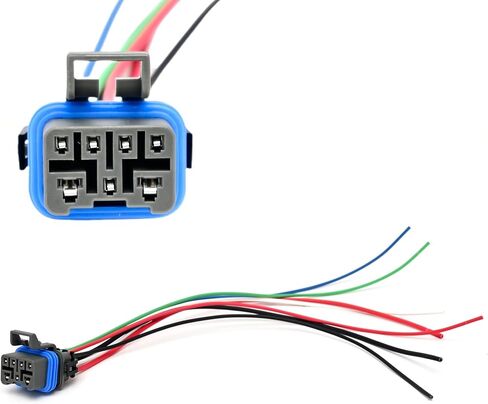Michigan Motorsports Neutral Safety Switch, Range Selector 7 Wire Pigtail -Fits 1995-2003 4L60 4L80 4L60e 4L80e in Saudi Arabia