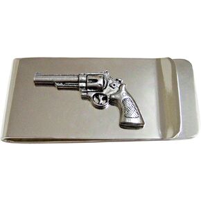 Kiola Designs Modern Revolver Pistol Gun Money Clip in Kuwait