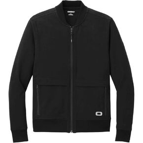 OGIO Unisex Outstretch Full Zip | Stretchy Bomber Style Zip Up Jacket for Men & Women, Lightweight with Soft Brushed Finish in Saudi Arabia