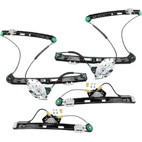 Garage-Pro Front and Rear Power Window Regulator Set Compatible with 2001-2005 BMW 330i, 330xi, 320i, 325i, 325xi, Fits 2000 323i, 328i, E46 Body, Sedan/Wagon, w/o Motor, Set of 4 in Kuwait
