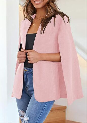 Mayrain Women's Lightweight Lightweight Blazer الأنيقة السترات الأمامية المفتوحة معطف الحفل in Kuwait
