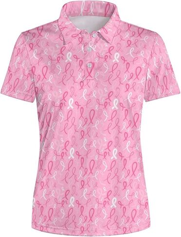 Womens Golf Shirt Short Sleeve V Neck Polo Shirt Moisture Wicking Polo Shirt Quick Dry Tennis Polo Shirt in Saudi Arabia
