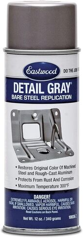 Eastwood Detail Gray Cast Stamped Steel Color Pray Paint Aerosol 12 Oz | 1 حزمة in Kuwait