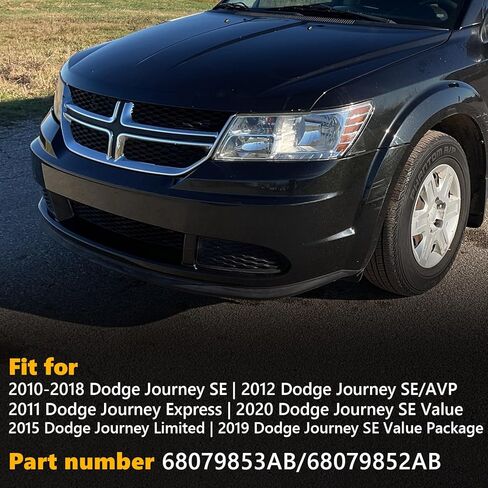 أغطية ضوضاء ضباب Topus زوج لـ Dodge Journey 2011-2020 سائق ومصباح الضباب الجانبي للركاب استبدال مدي CH1038180 CH1039180 191275223079 68079853AB 68079852AB in Kuwait