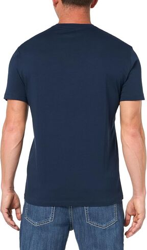 Armani Exchange Men's Regular Fit Cotton Gradiant Box Logo Tee in Saudi Arabia